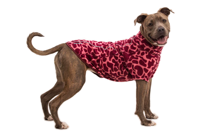 Climate Changer Dog Fleece Berry Lava