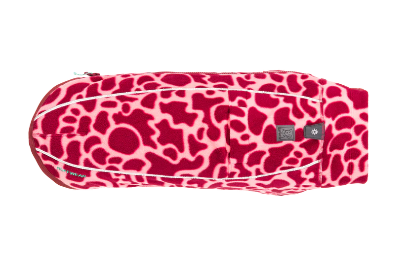 Climate Changer Dog Fleece Berry Lava