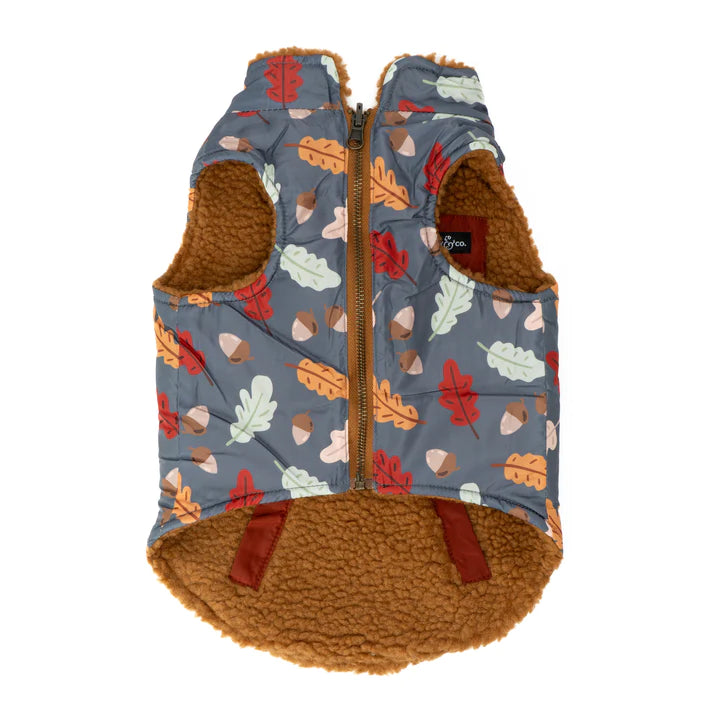 Unbeleafable Reversible Teddy Vest | Lucy & Co