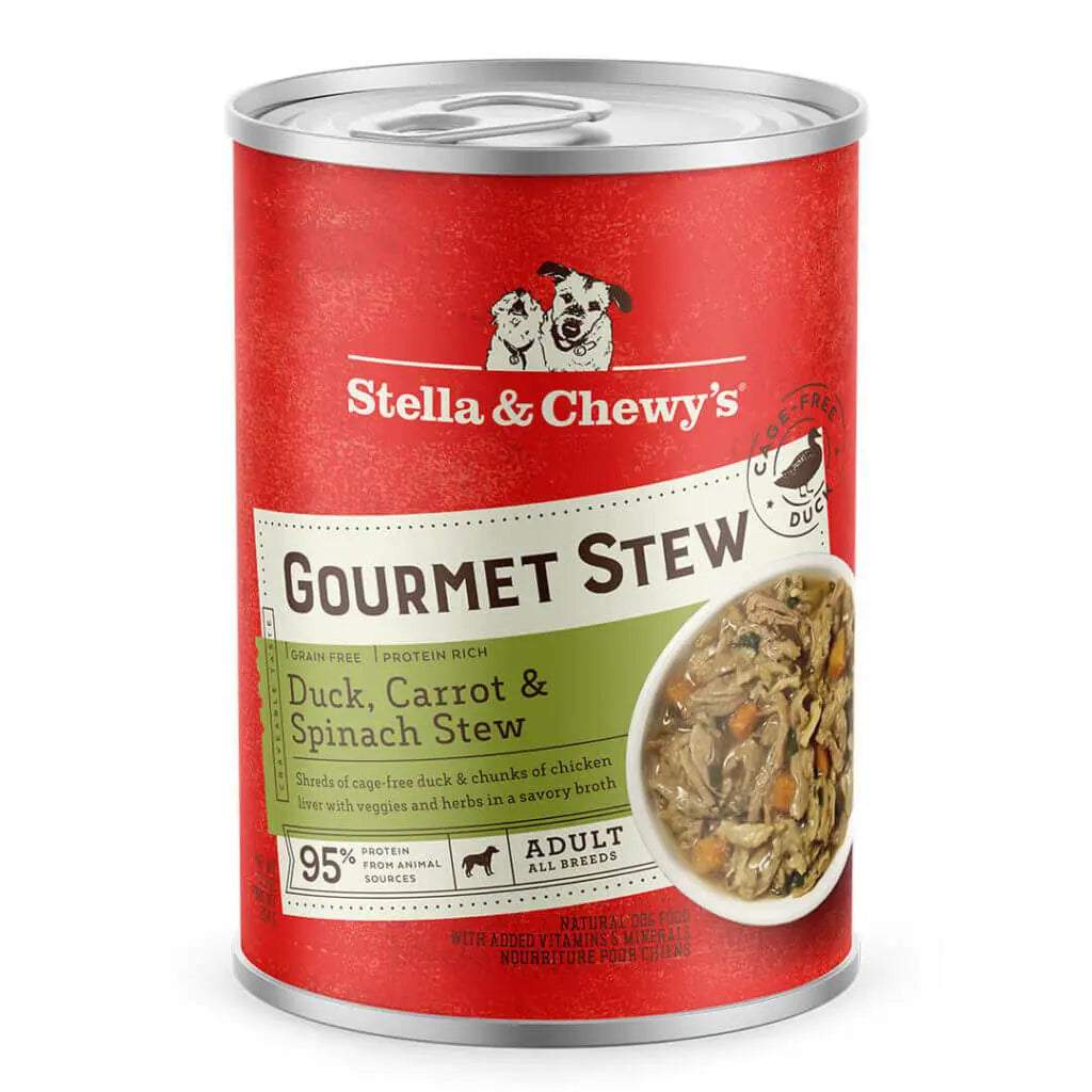 Stella & Chewy's Gourmet Duck, Carrot & Spinach Stew for Dogs