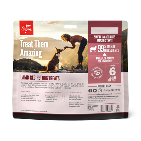 Orijen Freeze-Dried Lamb Dog Treats