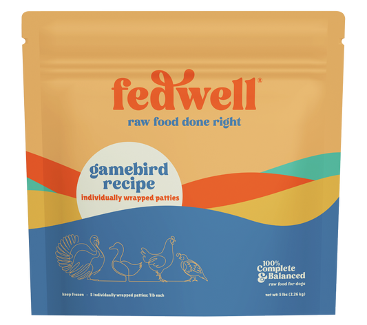 FEDWELL Raw Food- Gamebird Recipe