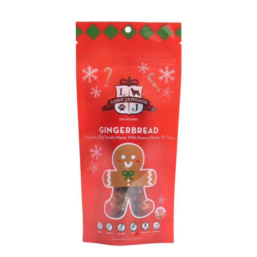 Lord Jameson- Gingerbread Organic Dog Treats