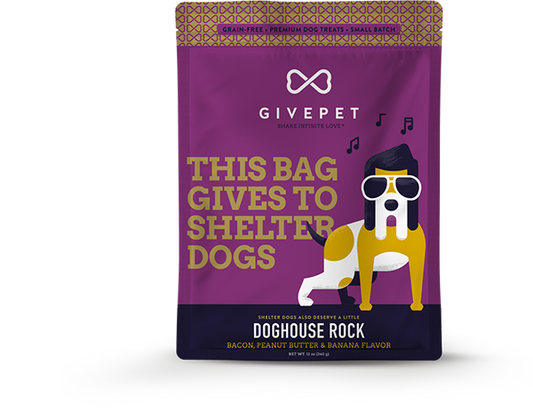 GivePet Doghouse Rock Crunchy Treats
