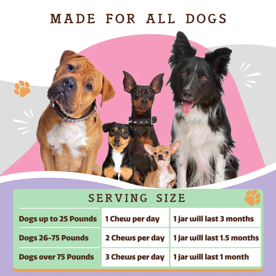 Natural Dog Company Allergy & Immune Soft Chew Supplement