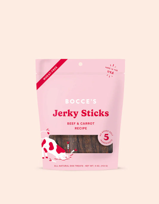 Bocce’s Grazers Beef & Carrot Jerky Sticks