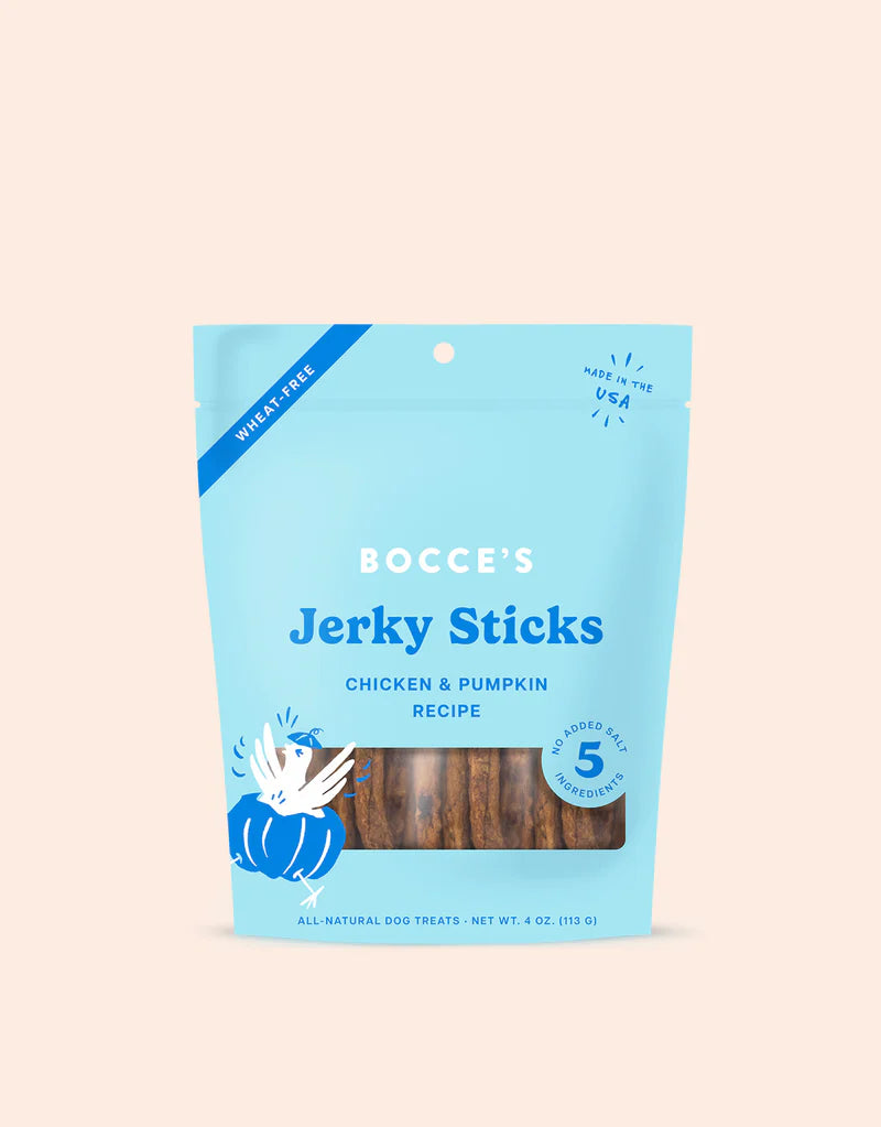 Grazers Chicken & Pumpkin Jerky Sticks | Bocce's Bakery
