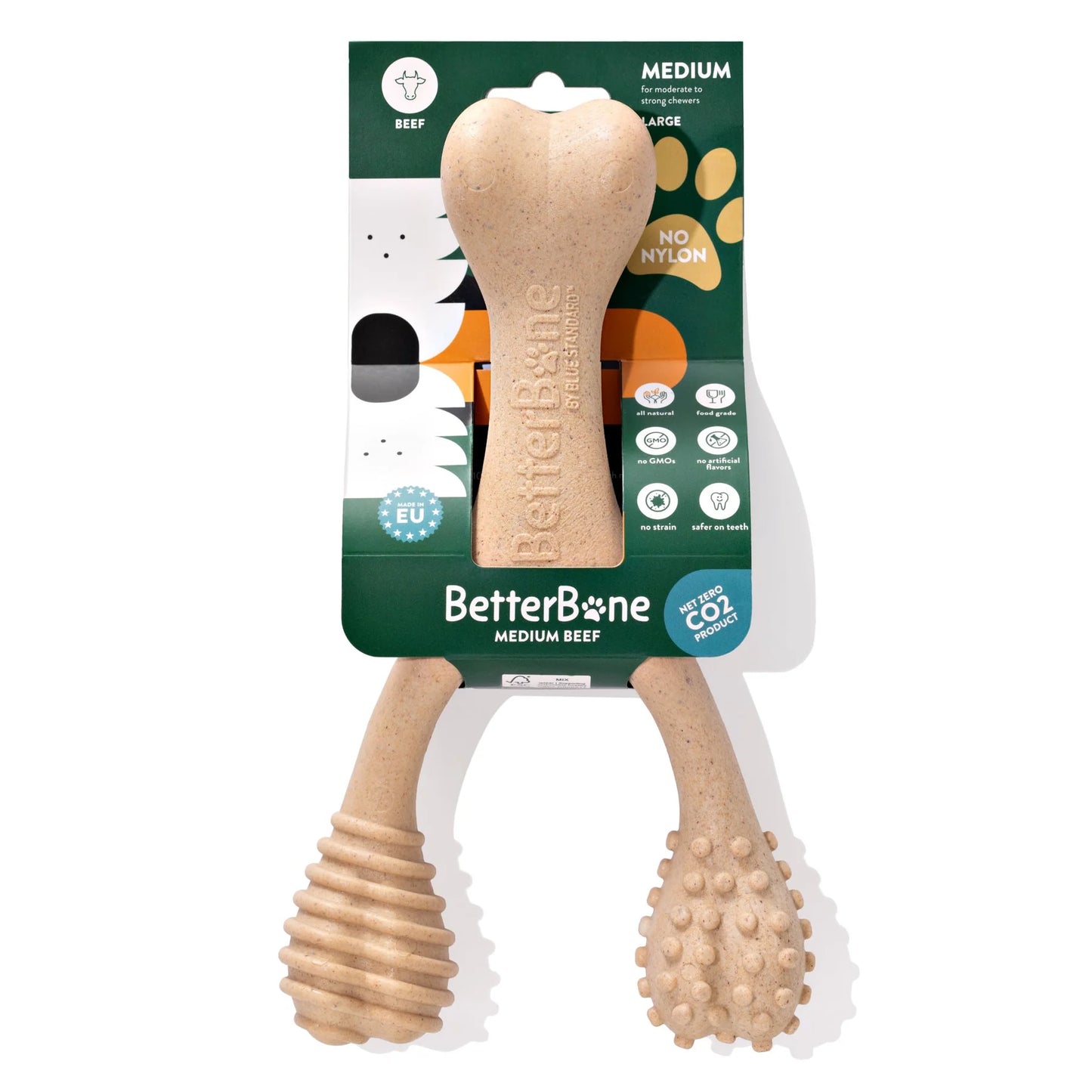 The BetterBone MEDIUM Beef Chew Toy