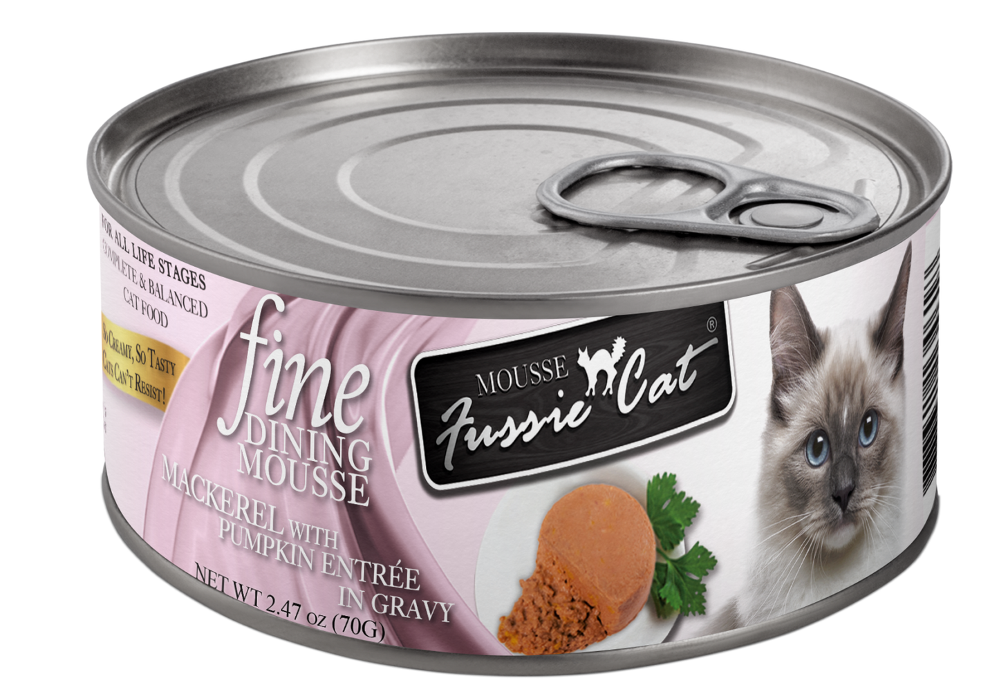 Fussie Cat Fine Dining Mousse Mackerel with Pumpkin Entree