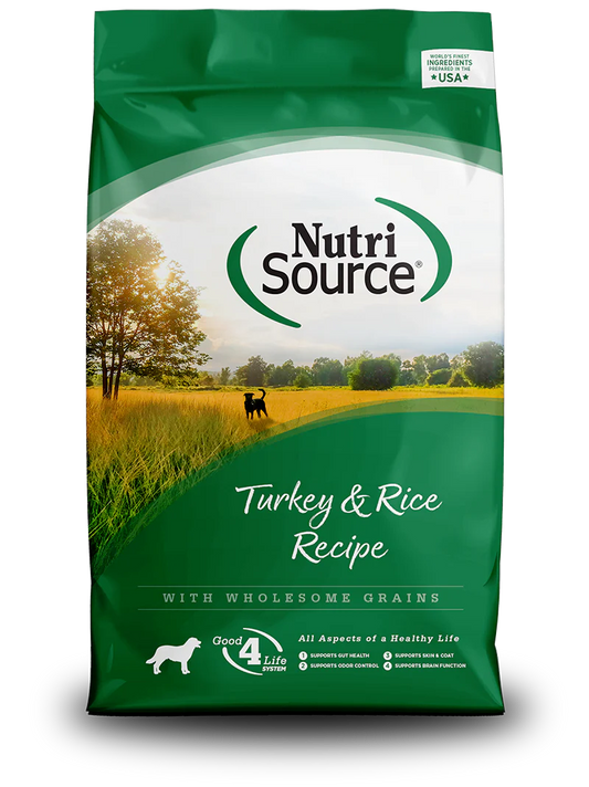 NutriSource Dry Dog Food - Turkey and Rice Recipe