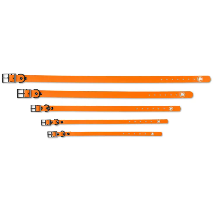 Orange Biothane Collar