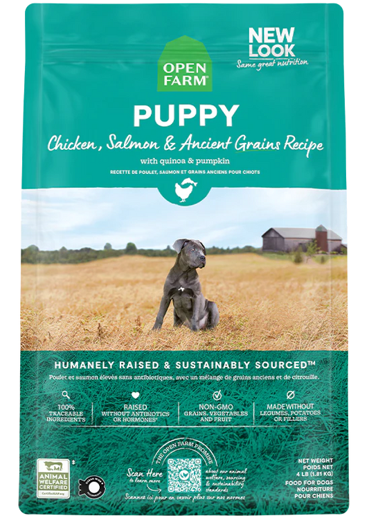 Open Farm Ancient Grains High-Protein Dry Puppy Food