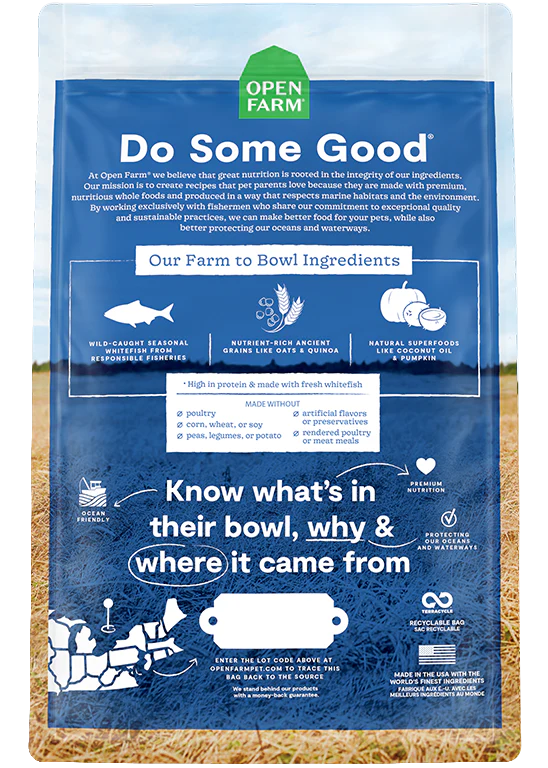 Open Farm Catch of the Season Whitefish and Ancient Grains Dry Dog Food