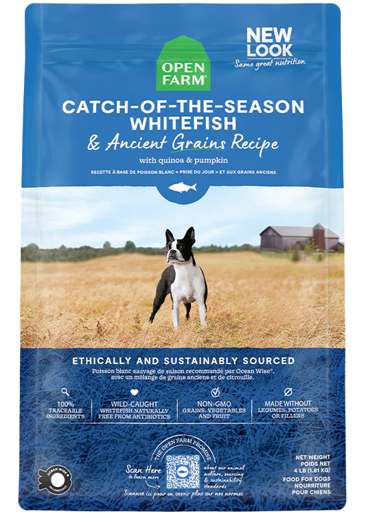 Open Farm Catch of the Season Whitefish and Ancient Grains Dry Dog Food