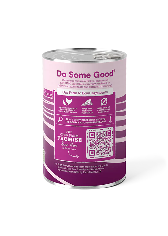 Open Farm Chicken & Salmon Pâté for Dogs