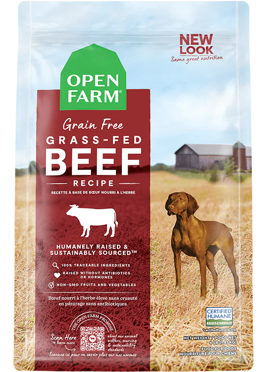 Open Farm Grass-Fed Beef Grain Free Dry Dog Food