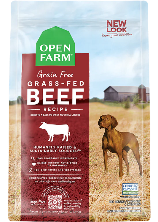 Open Farm Grass-Fed Beef Grain Free Dry Dog Food