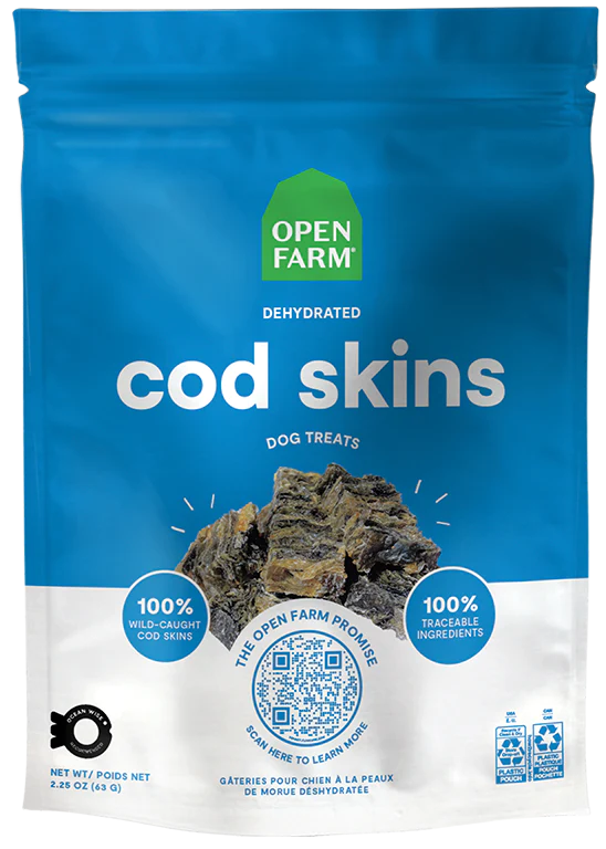 Open Farm Dehydrated Cod Skins Treat