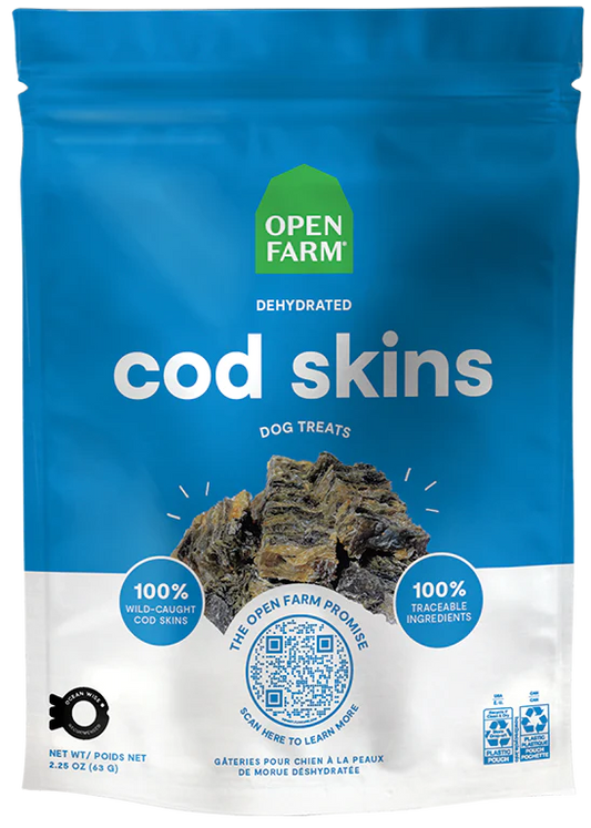 Open Farm Dehydrated Cod Skins Treat