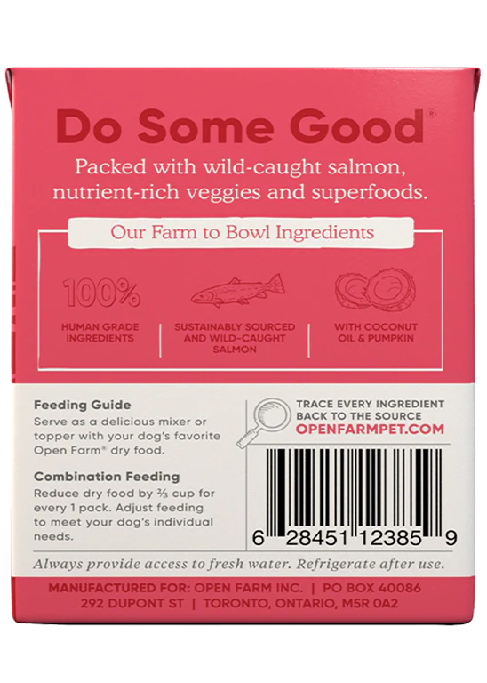 Open Farm Wild-Caught Salmon Rustic Stew