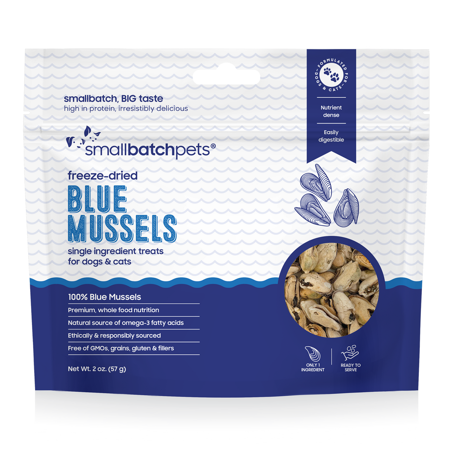 Freeze Dried Blue Mussels | SmallBatch