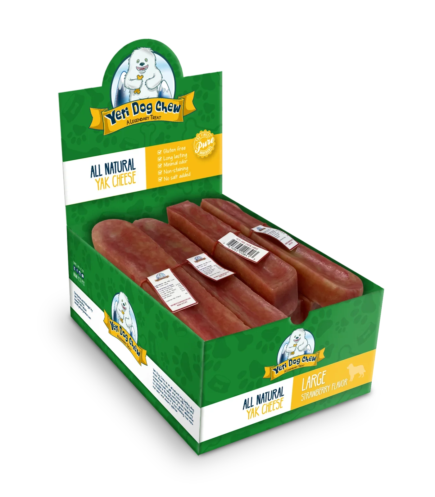 Strawberry Yak Cheese Chew