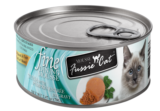 Fussie Cat Fine Dining Mousse Tuna with Pumpkin Entree