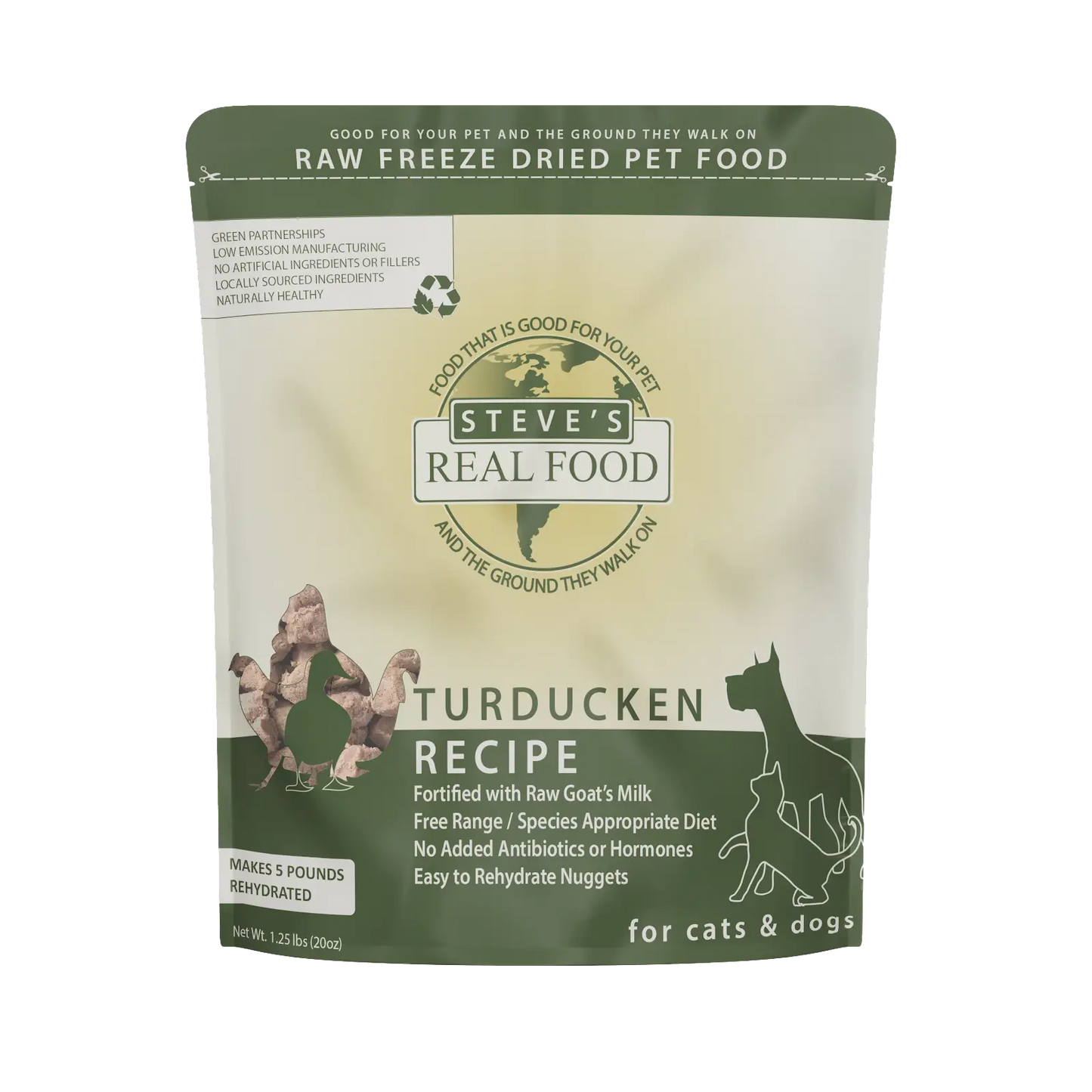 Steve’s Freeze Dried Raw Turducken Dog Food
