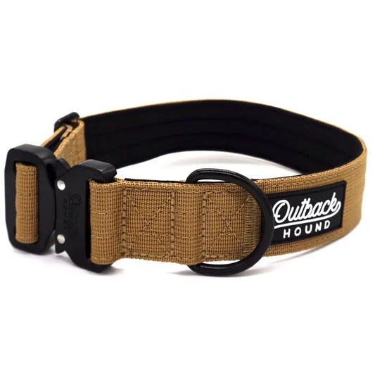 Outback Hound Tan Premium Dog Collar