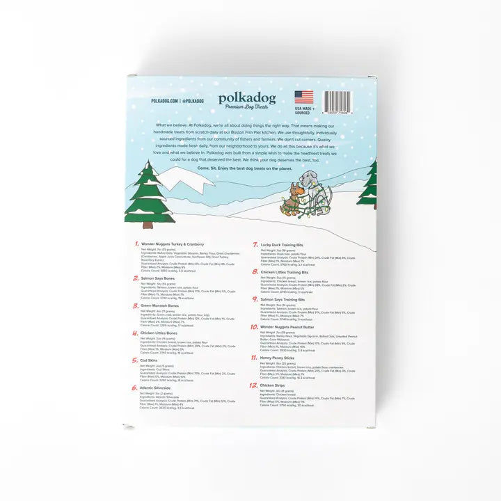 Polkadog Holiday Calendar: 12 Days of Treating