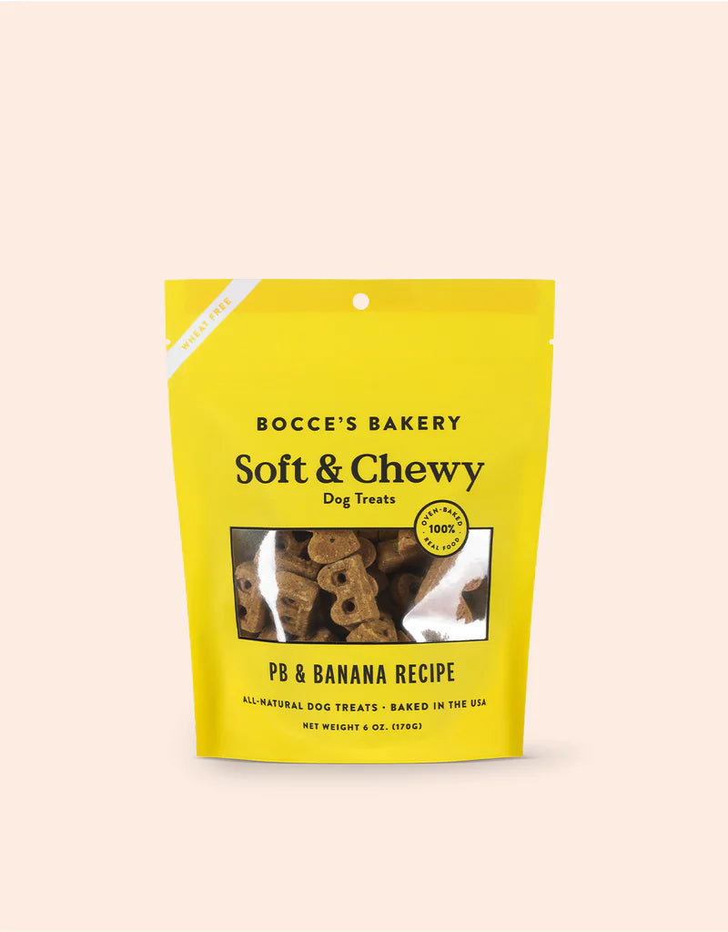 Bocce’s Peanut Butter & Banana Soft & Chewy Treats