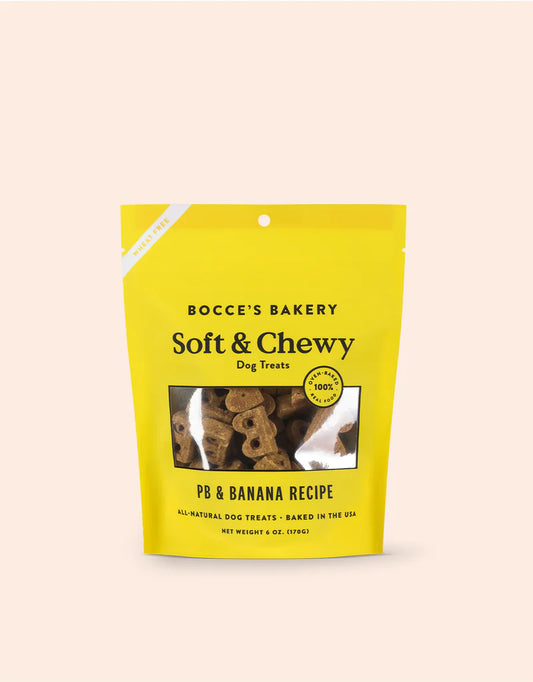 Bocce’s Peanut Butter & Banana Soft & Chewy Treats