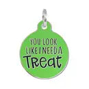 Bad Tag "You look like I need a treat!" - Dog ID Tag & Collar Charm