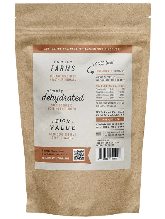 Beef Heart Jerky | Farm Hounds