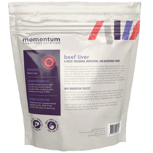 Freeze Dried Beef Liver Treats | Momentum
