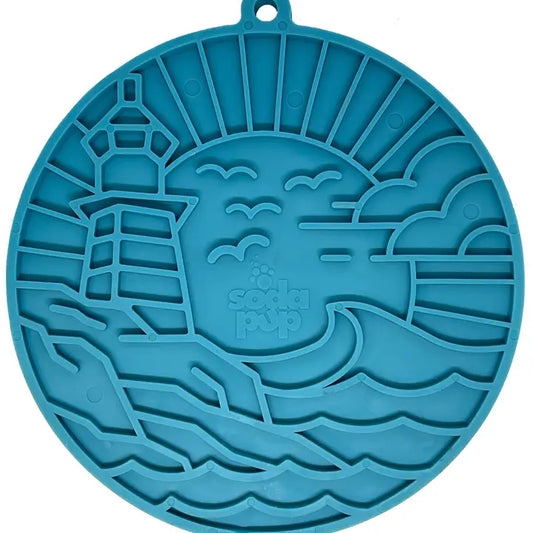 Lighthouse Lick Mat with Suction Cups