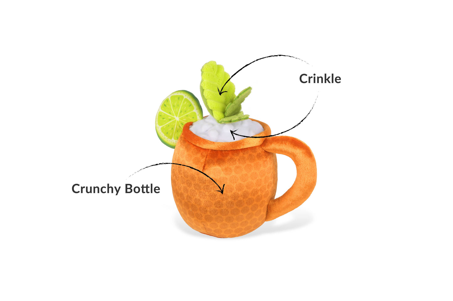 Moscow Mule Crinkle Toy