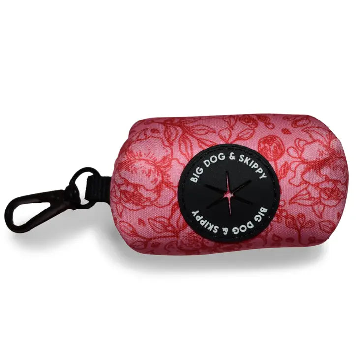 Rose All Day Fabric Poo Bag Pouch by Big Dog & Skippy