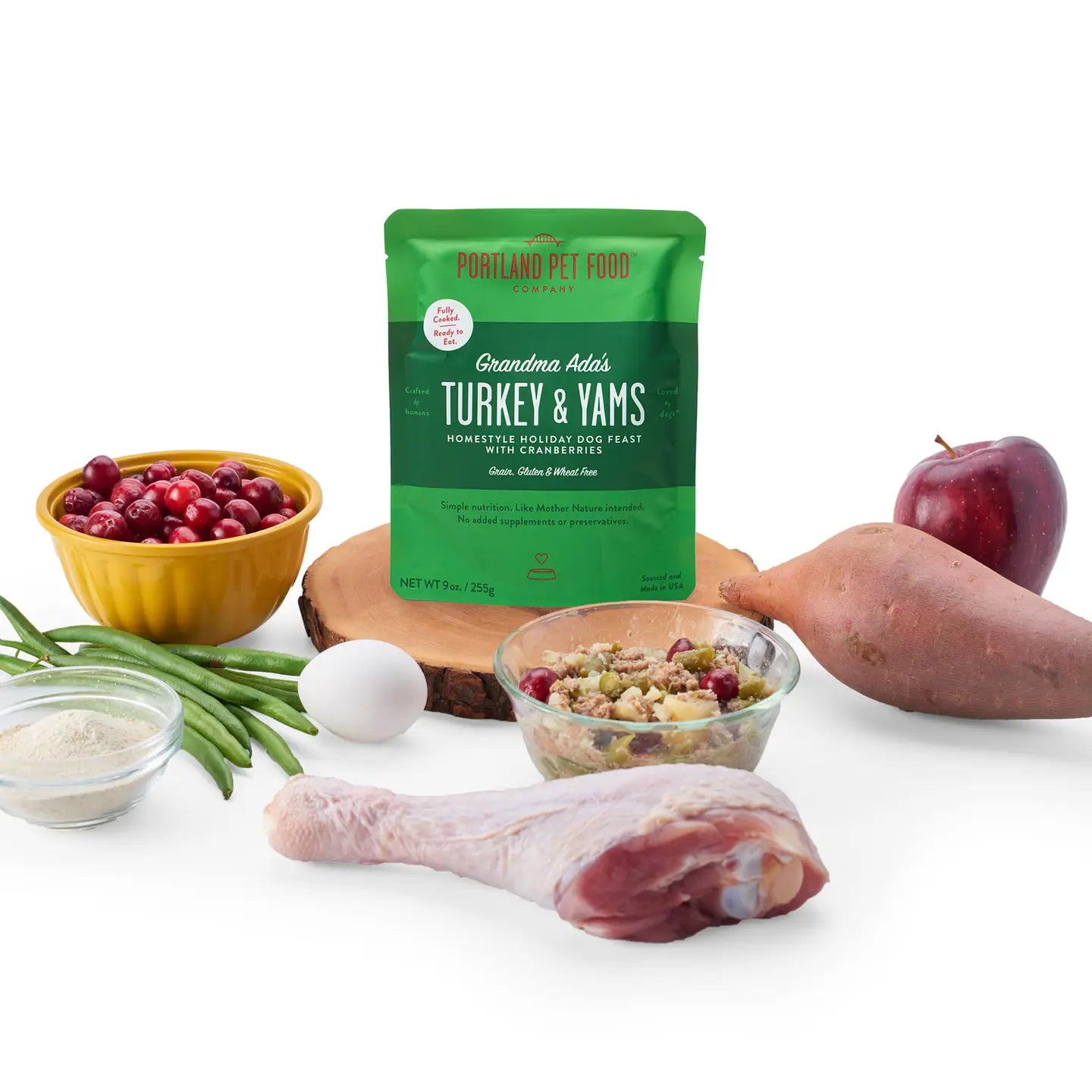 Portland Pet Turkey & Yams Dog Food Pouch