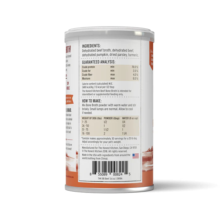 Instant Beef Bone Broth | The Honest Kitchen