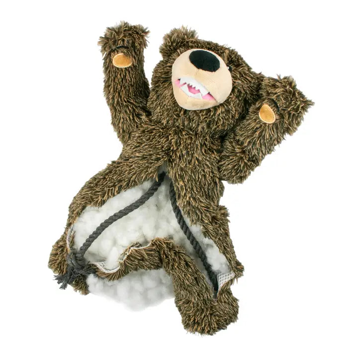 Grizzly Bear Rope Body Dog Toy | Tall Tails