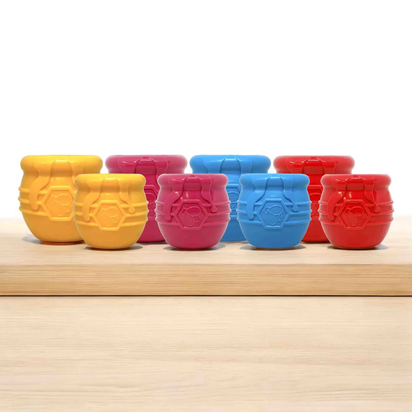 Blue Honey Pot Treat Dispenser