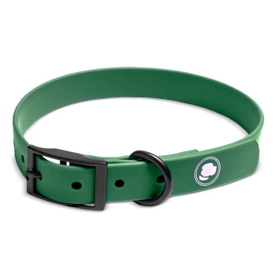 Green Biothane Collar