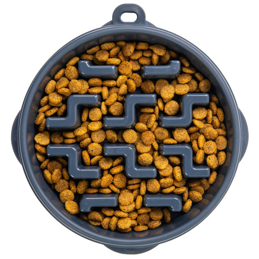 Outward Hound Carbon Notch Fun Feeder Slo-Bowl