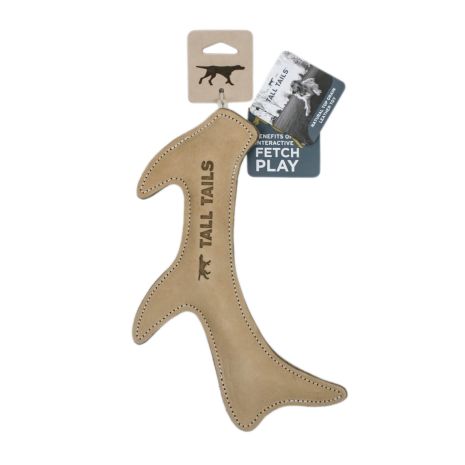 Natural Leather Antler | Tall Tails Toy