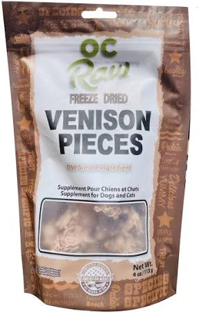 OC Raw Freeze Dried Venison