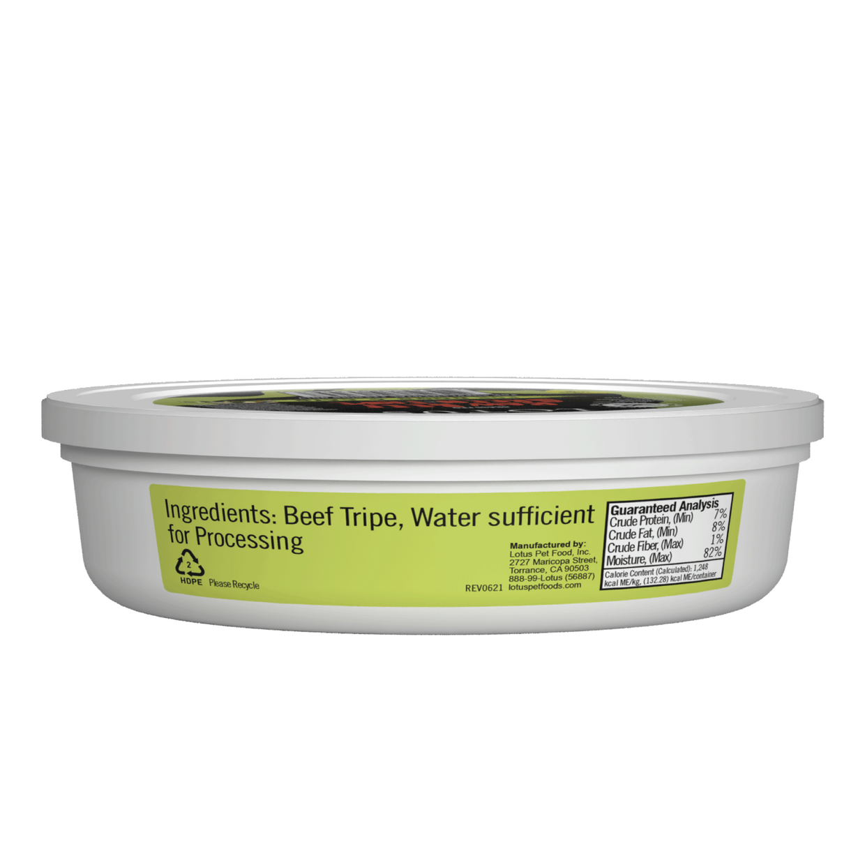 Lotus Raw Beef Green Tripe Topper