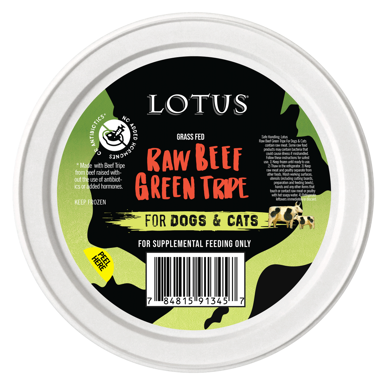 Lotus Raw Beef Green Tripe Topper