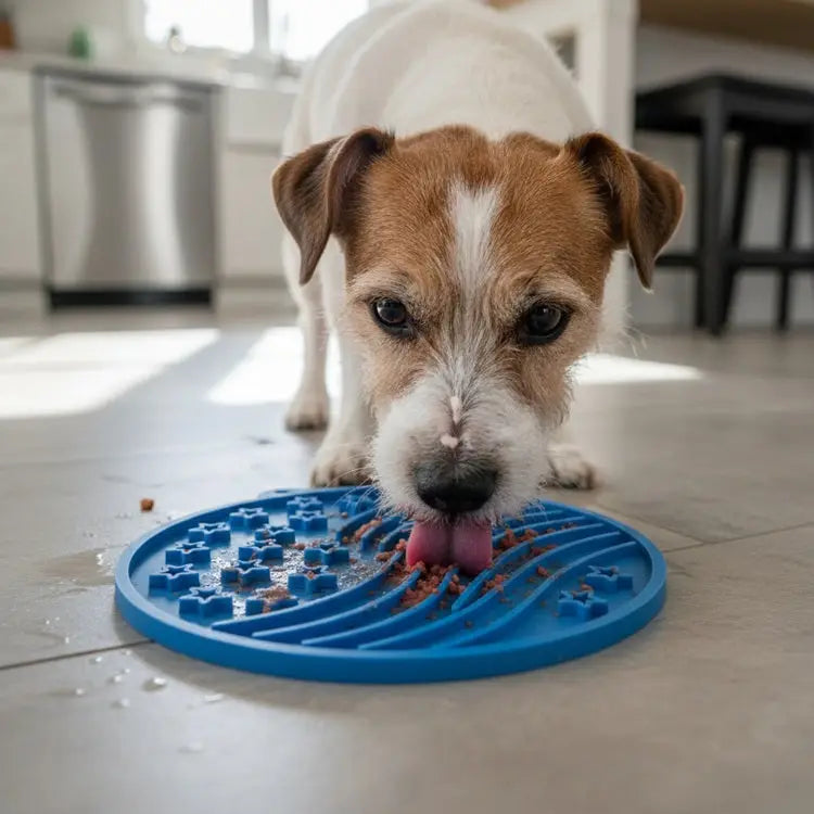 USA-K9 Stars & Stripes Lick Mat With Suction Cups