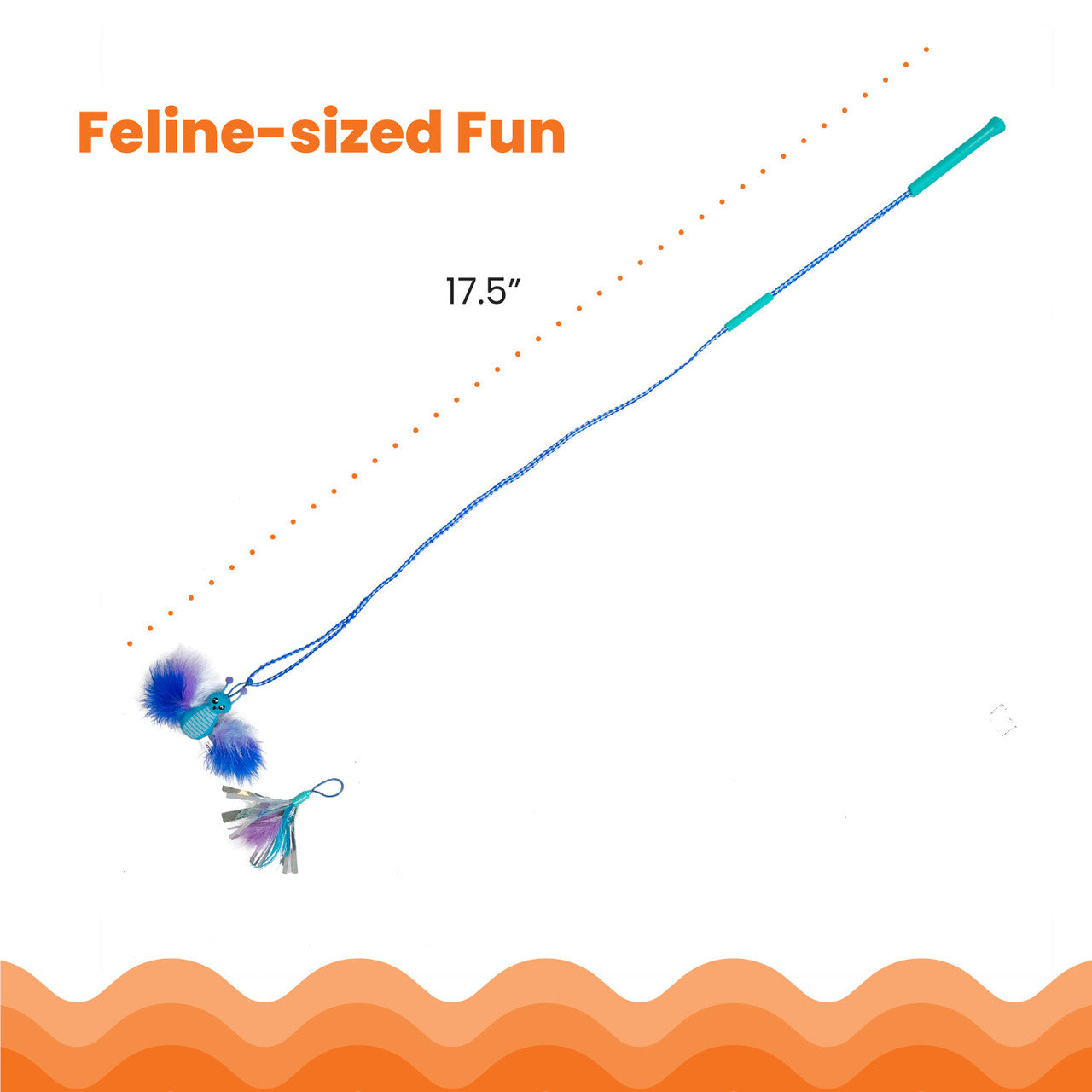 Tail Teaser Air Prey Interactive Cat Wand